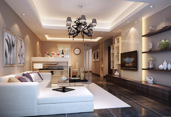 告別千篇一律的設(shè)計，硅藻泥客廳簡單耐看 